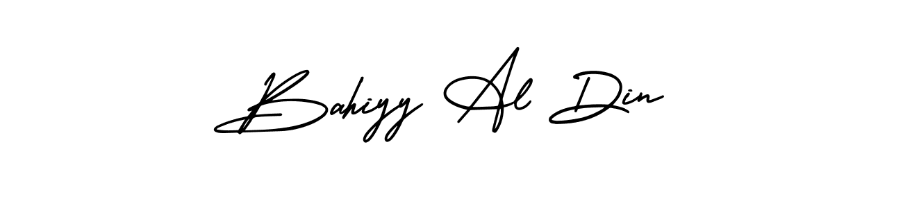 It looks lik you need a new signature style for name Bahiyy Al Din. Design unique handwritten (AmerikaSignatureDemo-Regular) signature with our free signature maker in just a few clicks. Bahiyy Al Din signature style 3 images and pictures png