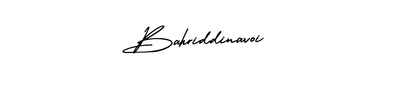 How to make Bahriddinavoi signature? AmerikaSignatureDemo-Regular is a professional autograph style. Create handwritten signature for Bahriddinavoi name. Bahriddinavoi signature style 3 images and pictures png