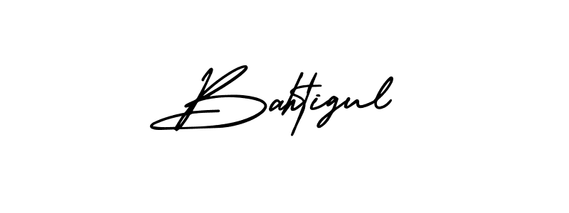 Make a beautiful signature design for name Bahtigul. With this signature (AmerikaSignatureDemo-Regular) style, you can create a handwritten signature for free. Bahtigul signature style 3 images and pictures png