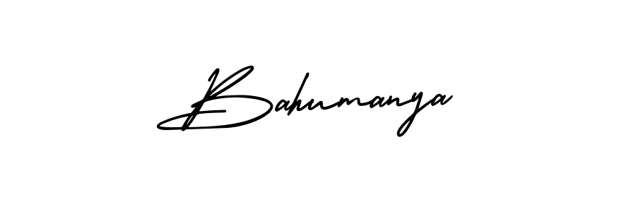 Make a beautiful signature design for name Bahumanya. Use this online signature maker to create a handwritten signature for free. Bahumanya signature style 3 images and pictures png