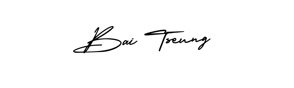 AmerikaSignatureDemo-Regular is a professional signature style that is perfect for those who want to add a touch of class to their signature. It is also a great choice for those who want to make their signature more unique. Get Bai Tseung name to fancy signature for free. Bai Tseung signature style 3 images and pictures png