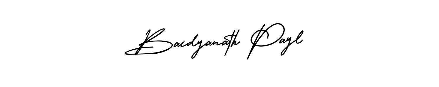 It looks lik you need a new signature style for name Baidyanath Payl. Design unique handwritten (AmerikaSignatureDemo-Regular) signature with our free signature maker in just a few clicks. Baidyanath Payl signature style 3 images and pictures png