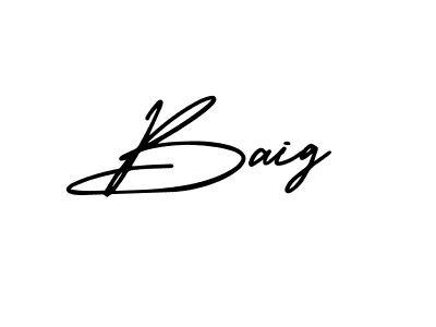 Also we have Baig name is the best signature style. Create professional handwritten signature collection using AmerikaSignatureDemo-Regular autograph style. Baig signature style 3 images and pictures png