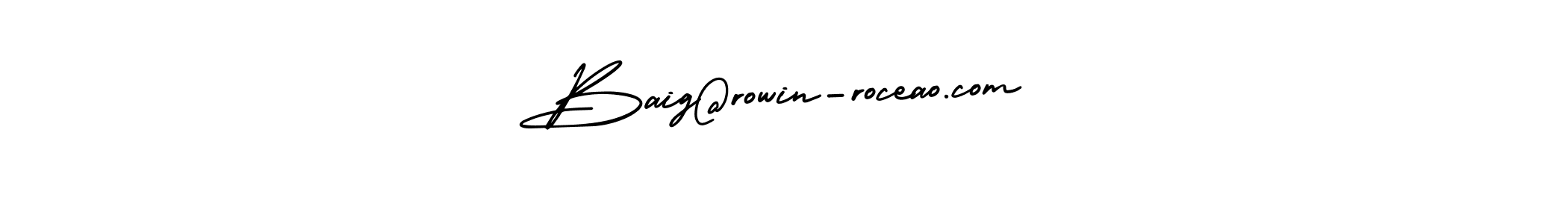 It looks lik you need a new signature style for name Baig@rowin-roceao.com. Design unique handwritten (AmerikaSignatureDemo-Regular) signature with our free signature maker in just a few clicks. Baig@rowin-roceao.com signature style 3 images and pictures png