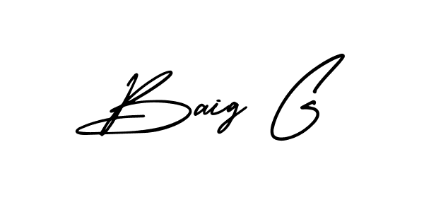 Check out images of Autograph of Baig G name. Actor Baig G Signature Style. AmerikaSignatureDemo-Regular is a professional sign style online. Baig G signature style 3 images and pictures png