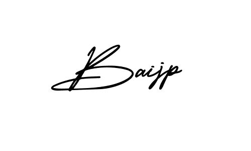 Design your own signature with our free online signature maker. With this signature software, you can create a handwritten (AmerikaSignatureDemo-Regular) signature for name Baijp. Baijp signature style 3 images and pictures png