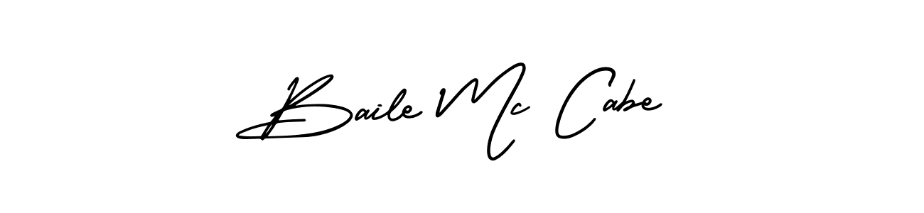 AmerikaSignatureDemo-Regular is a professional signature style that is perfect for those who want to add a touch of class to their signature. It is also a great choice for those who want to make their signature more unique. Get Baile Mc Cabe name to fancy signature for free. Baile Mc Cabe signature style 3 images and pictures png