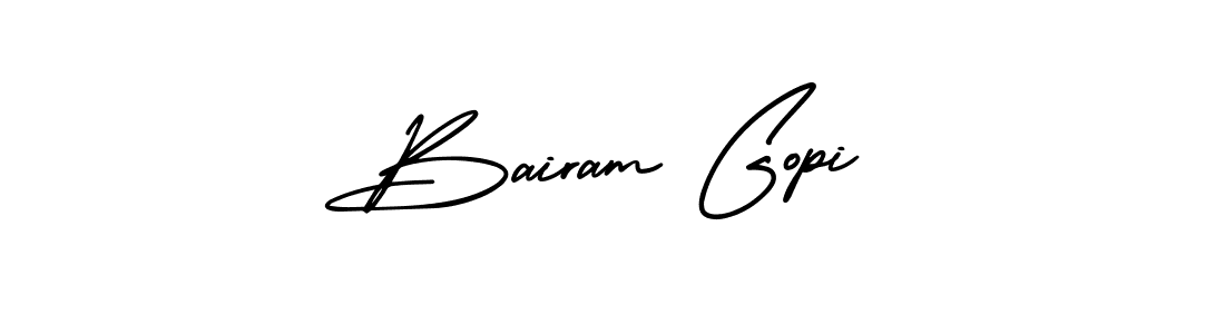 Also You can easily find your signature by using the search form. We will create Bairam Gopi name handwritten signature images for you free of cost using AmerikaSignatureDemo-Regular sign style. Bairam Gopi signature style 3 images and pictures png