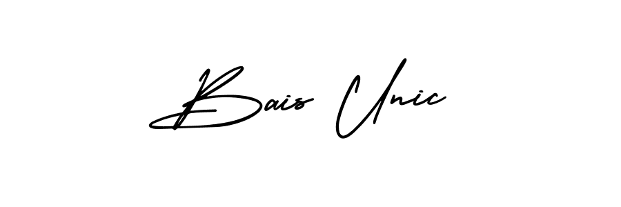 AmerikaSignatureDemo-Regular is a professional signature style that is perfect for those who want to add a touch of class to their signature. It is also a great choice for those who want to make their signature more unique. Get Bais Unic name to fancy signature for free. Bais Unic signature style 3 images and pictures png