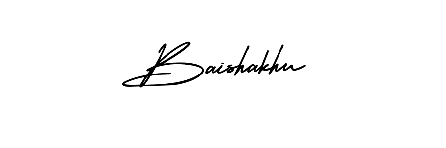 if you are searching for the best signature style for your name Baishakhu. so please give up your signature search. here we have designed multiple signature styles  using AmerikaSignatureDemo-Regular. Baishakhu signature style 3 images and pictures png