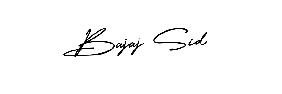 Similarly AmerikaSignatureDemo-Regular is the best handwritten signature design. Signature creator online .You can use it as an online autograph creator for name Bajaj Sid. Bajaj Sid signature style 3 images and pictures png