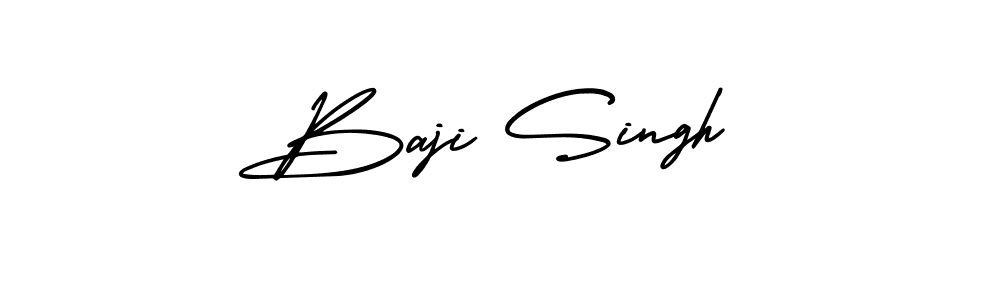 How to make Baji Singh signature? AmerikaSignatureDemo-Regular is a professional autograph style. Create handwritten signature for Baji Singh name. Baji Singh signature style 3 images and pictures png