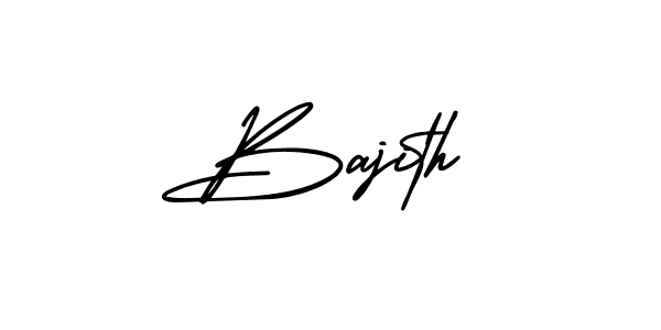 Create a beautiful signature design for name Bajith. With this signature (AmerikaSignatureDemo-Regular) fonts, you can make a handwritten signature for free. Bajith signature style 3 images and pictures png