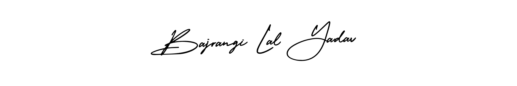 Design your own signature with our free online signature maker. With this signature software, you can create a handwritten (AmerikaSignatureDemo-Regular) signature for name Bajrangi Lal Yadav. Bajrangi Lal Yadav signature style 3 images and pictures png