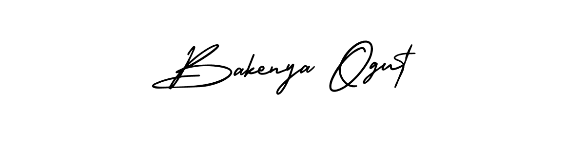 How to make Bakenya Ogut signature? AmerikaSignatureDemo-Regular is a professional autograph style. Create handwritten signature for Bakenya Ogut name. Bakenya Ogut signature style 3 images and pictures png