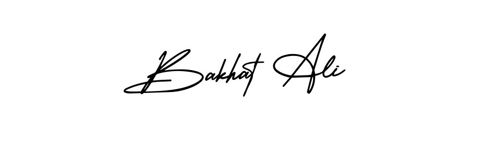 How to make Bakhat Ali signature? AmerikaSignatureDemo-Regular is a professional autograph style. Create handwritten signature for Bakhat Ali name. Bakhat Ali signature style 3 images and pictures png