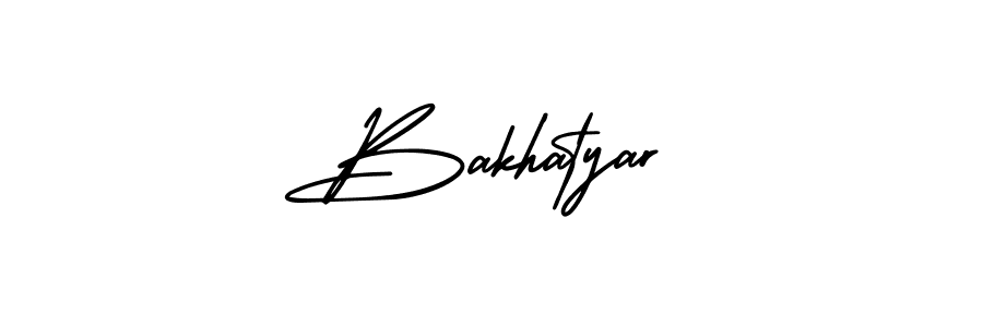 It looks lik you need a new signature style for name Bakhatyar. Design unique handwritten (AmerikaSignatureDemo-Regular) signature with our free signature maker in just a few clicks. Bakhatyar signature style 3 images and pictures png