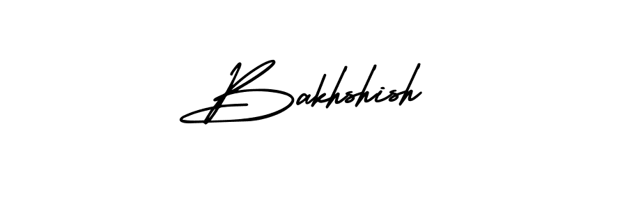 How to make Bakhshish name signature. Use AmerikaSignatureDemo-Regular style for creating short signs online. This is the latest handwritten sign. Bakhshish signature style 3 images and pictures png