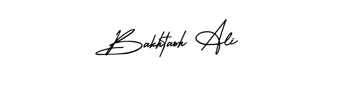 Bakhtash Ali stylish signature style. Best Handwritten Sign (AmerikaSignatureDemo-Regular) for my name. Handwritten Signature Collection Ideas for my name Bakhtash Ali. Bakhtash Ali signature style 3 images and pictures png