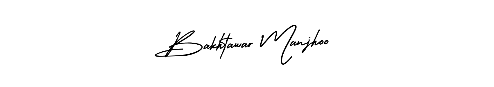 if you are searching for the best signature style for your name Bakhtawar Manjhoo. so please give up your signature search. here we have designed multiple signature styles  using AmerikaSignatureDemo-Regular. Bakhtawar Manjhoo signature style 3 images and pictures png