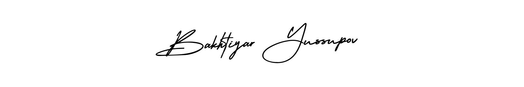 This is the best signature style for the Bakhtiyar Yussupov name. Also you like these signature font (AmerikaSignatureDemo-Regular). Mix name signature. Bakhtiyar Yussupov signature style 3 images and pictures png