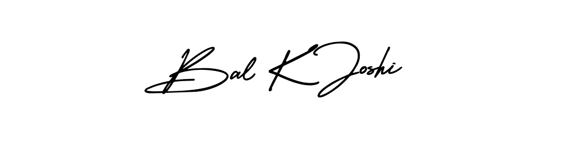 Similarly AmerikaSignatureDemo-Regular is the best handwritten signature design. Signature creator online .You can use it as an online autograph creator for name Bal K Joshi. Bal K Joshi signature style 3 images and pictures png