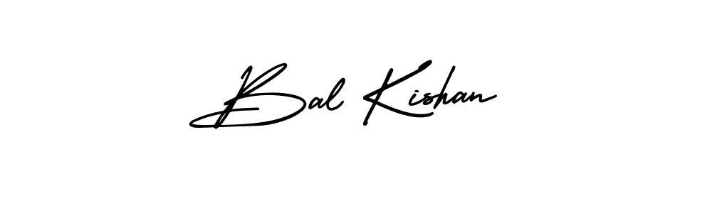Design your own signature with our free online signature maker. With this signature software, you can create a handwritten (AmerikaSignatureDemo-Regular) signature for name Bal Kishan. Bal Kishan signature style 3 images and pictures png