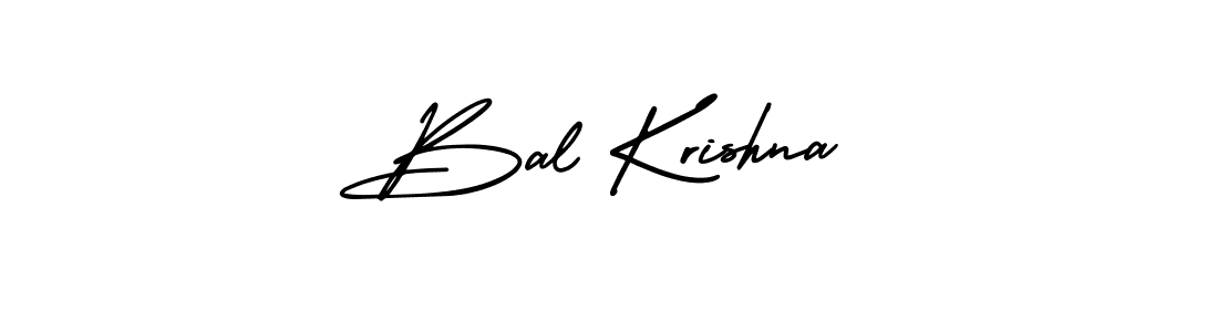 How to make Bal Krishna name signature. Use AmerikaSignatureDemo-Regular style for creating short signs online. This is the latest handwritten sign. Bal Krishna signature style 3 images and pictures png