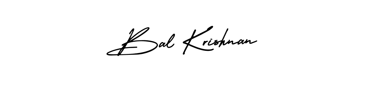 Create a beautiful signature design for name Bal Krishnan. With this signature (AmerikaSignatureDemo-Regular) fonts, you can make a handwritten signature for free. Bal Krishnan signature style 3 images and pictures png