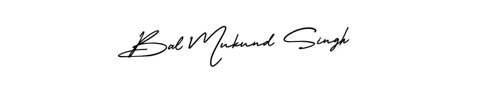 Create a beautiful signature design for name Bal Mukund Singh. With this signature (AmerikaSignatureDemo-Regular) fonts, you can make a handwritten signature for free. Bal Mukund Singh signature style 3 images and pictures png