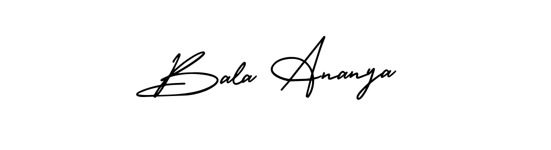 Also You can easily find your signature by using the search form. We will create Bala Ananya name handwritten signature images for you free of cost using AmerikaSignatureDemo-Regular sign style. Bala Ananya signature style 3 images and pictures png