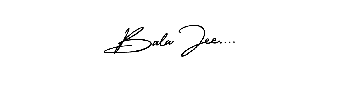 Also You can easily find your signature by using the search form. We will create Bala Jee.... name handwritten signature images for you free of cost using AmerikaSignatureDemo-Regular sign style. Bala Jee.... signature style 3 images and pictures png