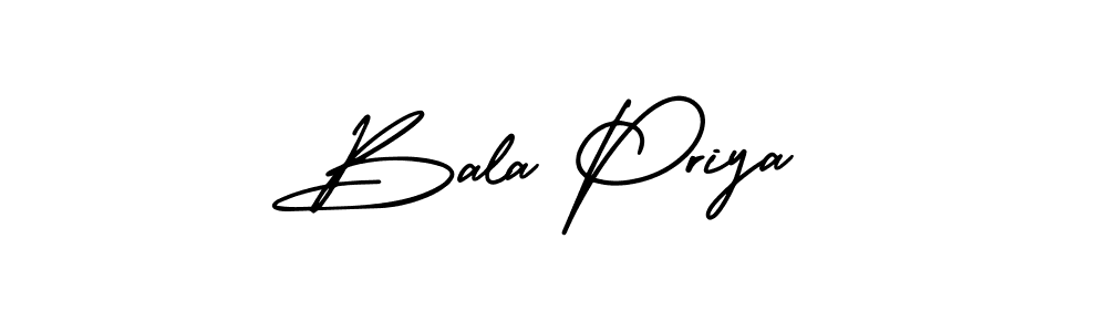 This is the best signature style for the Bala Priya name. Also you like these signature font (AmerikaSignatureDemo-Regular). Mix name signature. Bala Priya signature style 3 images and pictures png