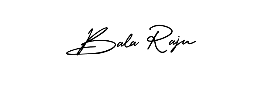 How to make Bala Raju name signature. Use AmerikaSignatureDemo-Regular style for creating short signs online. This is the latest handwritten sign. Bala Raju signature style 3 images and pictures png