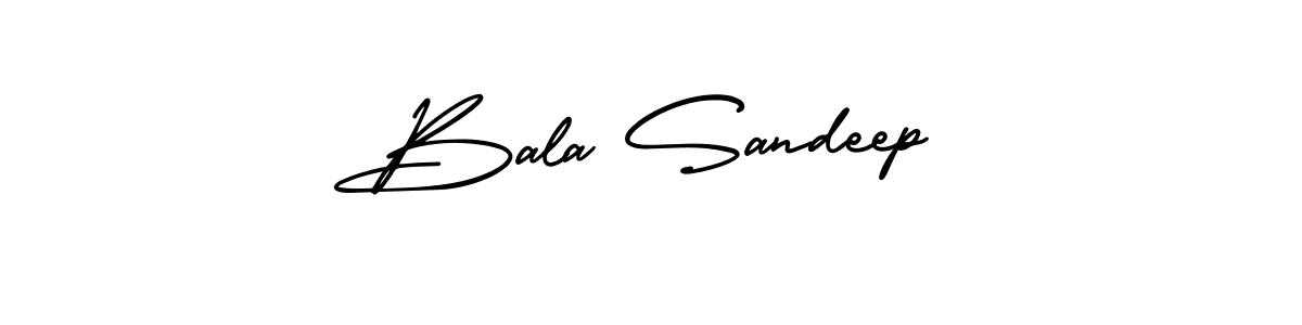 Design your own signature with our free online signature maker. With this signature software, you can create a handwritten (AmerikaSignatureDemo-Regular) signature for name Bala Sandeep. Bala Sandeep signature style 3 images and pictures png