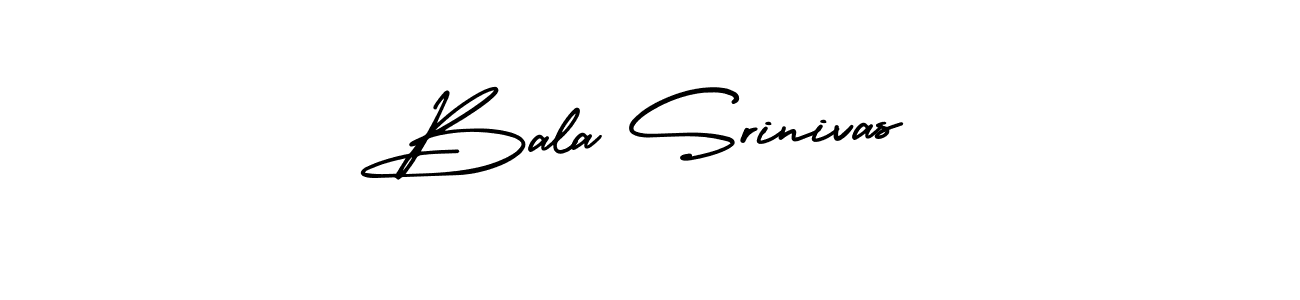 Create a beautiful signature design for name Bala Srinivas. With this signature (AmerikaSignatureDemo-Regular) fonts, you can make a handwritten signature for free. Bala Srinivas signature style 3 images and pictures png