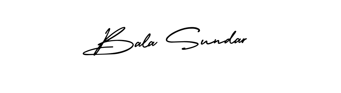 Bala Sundar stylish signature style. Best Handwritten Sign (AmerikaSignatureDemo-Regular) for my name. Handwritten Signature Collection Ideas for my name Bala Sundar. Bala Sundar signature style 3 images and pictures png