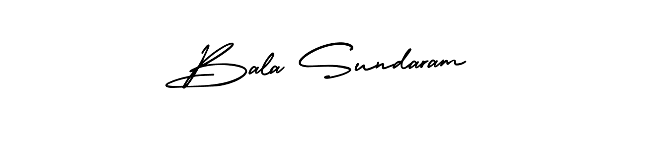 Bala Sundaram stylish signature style. Best Handwritten Sign (AmerikaSignatureDemo-Regular) for my name. Handwritten Signature Collection Ideas for my name Bala Sundaram. Bala Sundaram signature style 3 images and pictures png