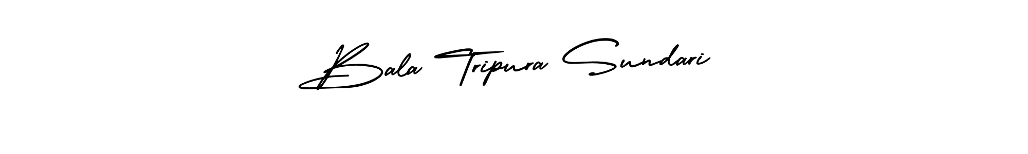How to make Bala Tripura Sundari name signature. Use AmerikaSignatureDemo-Regular style for creating short signs online. This is the latest handwritten sign. Bala Tripura Sundari signature style 3 images and pictures png