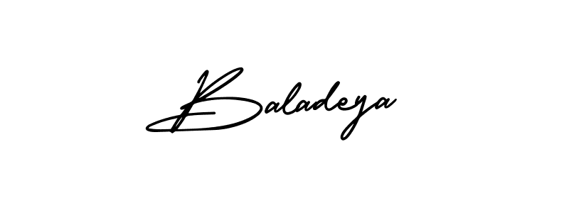 Best and Professional Signature Style for Baladeya. AmerikaSignatureDemo-Regular Best Signature Style Collection. Baladeya signature style 3 images and pictures png