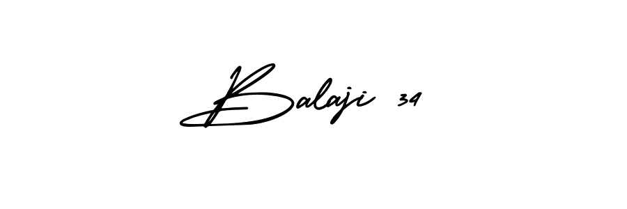 It looks lik you need a new signature style for name Balaji 34. Design unique handwritten (AmerikaSignatureDemo-Regular) signature with our free signature maker in just a few clicks. Balaji 34 signature style 3 images and pictures png