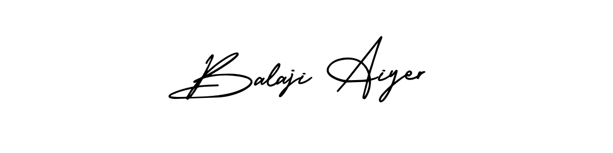 Make a beautiful signature design for name Balaji Aiyer. Use this online signature maker to create a handwritten signature for free. Balaji Aiyer signature style 3 images and pictures png