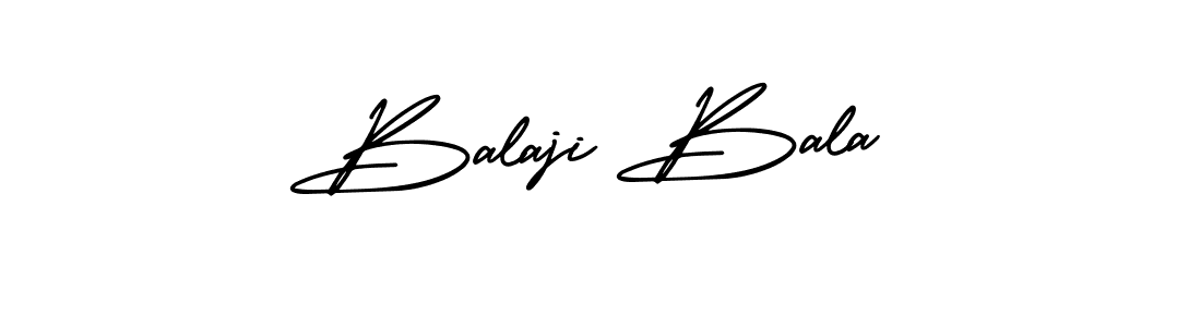 Use a signature maker to create a handwritten signature online. With this signature software, you can design (AmerikaSignatureDemo-Regular) your own signature for name Balaji Bala. Balaji Bala signature style 3 images and pictures png