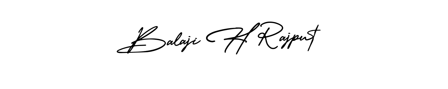 You can use this online signature creator to create a handwritten signature for the name Balaji H Rajput. This is the best online autograph maker. Balaji H Rajput signature style 3 images and pictures png