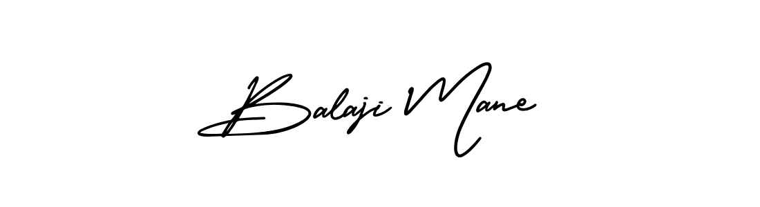 Balaji Mane stylish signature style. Best Handwritten Sign (AmerikaSignatureDemo-Regular) for my name. Handwritten Signature Collection Ideas for my name Balaji Mane. Balaji Mane signature style 3 images and pictures png