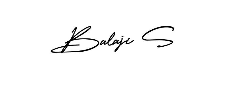 AmerikaSignatureDemo-Regular is a professional signature style that is perfect for those who want to add a touch of class to their signature. It is also a great choice for those who want to make their signature more unique. Get Balaji S name to fancy signature for free. Balaji S signature style 3 images and pictures png