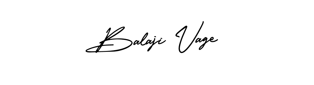 You should practise on your own different ways (AmerikaSignatureDemo-Regular) to write your name (Balaji Vage) in signature. don't let someone else do it for you. Balaji Vage signature style 3 images and pictures png