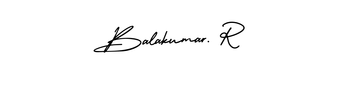 Make a beautiful signature design for name Balakumar. R. With this signature (AmerikaSignatureDemo-Regular) style, you can create a handwritten signature for free. Balakumar. R signature style 3 images and pictures png