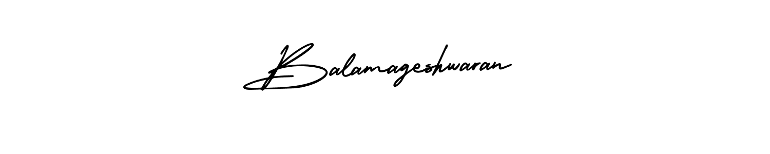 Similarly AmerikaSignatureDemo-Regular is the best handwritten signature design. Signature creator online .You can use it as an online autograph creator for name Balamageshwaran. Balamageshwaran signature style 3 images and pictures png