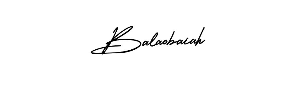 Use a signature maker to create a handwritten signature online. With this signature software, you can design (AmerikaSignatureDemo-Regular) your own signature for name Balaobaiah. Balaobaiah signature style 3 images and pictures png